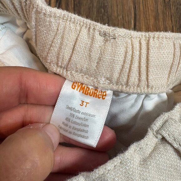 Gymboree cream linen blend pants - Picture 3 of 3